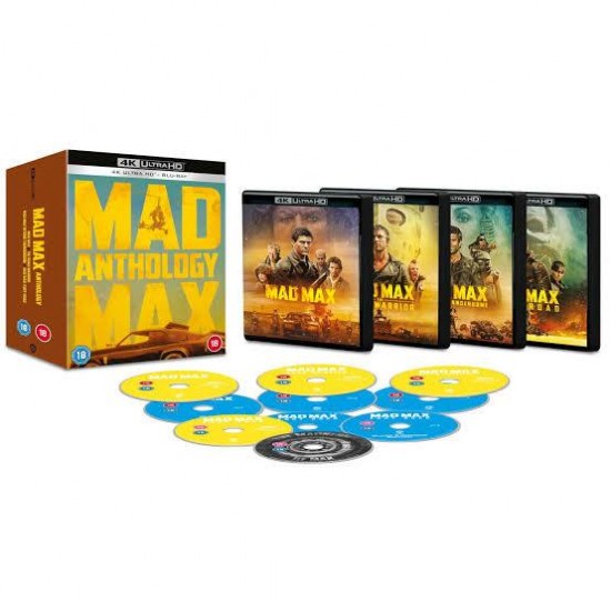 MAD MAX ANTHOLOGY 4 FILM 4K UHD +  BLU RAY BOX SET 