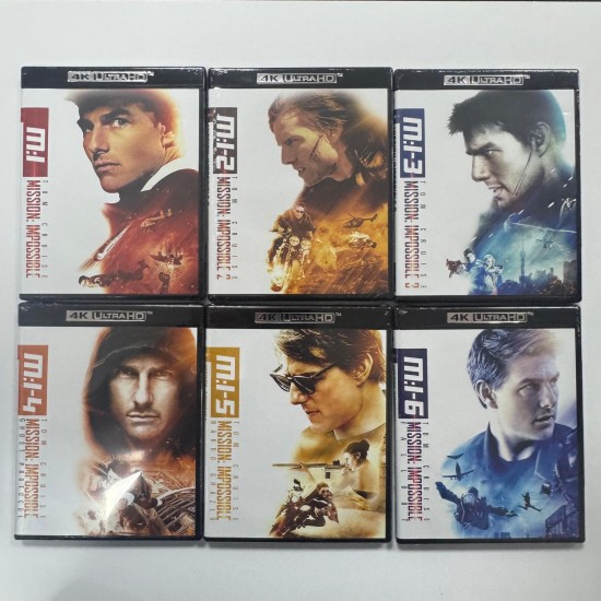 GOREVIMIZ TEHLIKE - MISSION IMPOSSIBLE 4K UHD SET ( ILK 6 FILM )