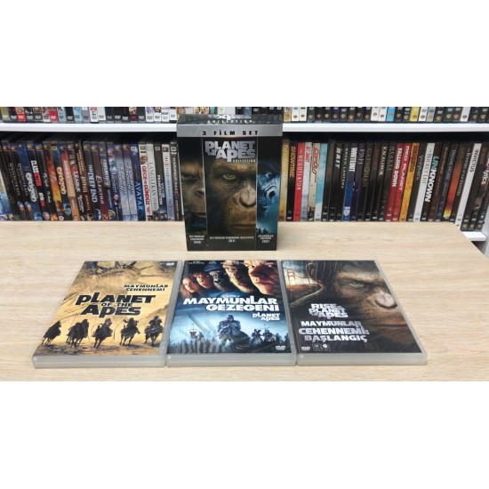 PLANET OF THE APES - MAYMUNLAR GEZEGENİ KOLEKSİYONU 3 FİLM DVD BOX SET