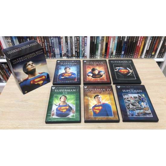 THE CHRISTOPHER REEVE SUPERMAN COLLECTION DVD BOX SET 