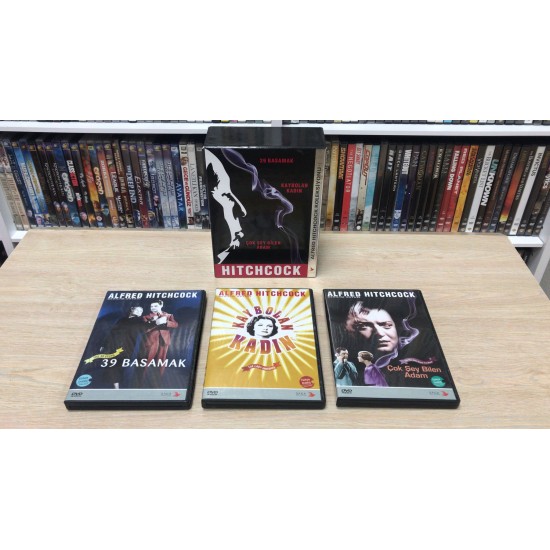 HITCHCOCK KOLEKSİYONU 1 SAGA - 3 FİLM DVD BOX SET