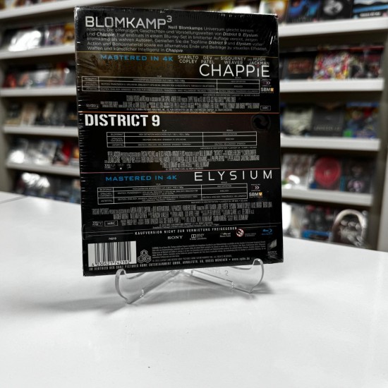 NEILL BLOOMKAMP 3 FILM DIGIBOOK BLU RAY