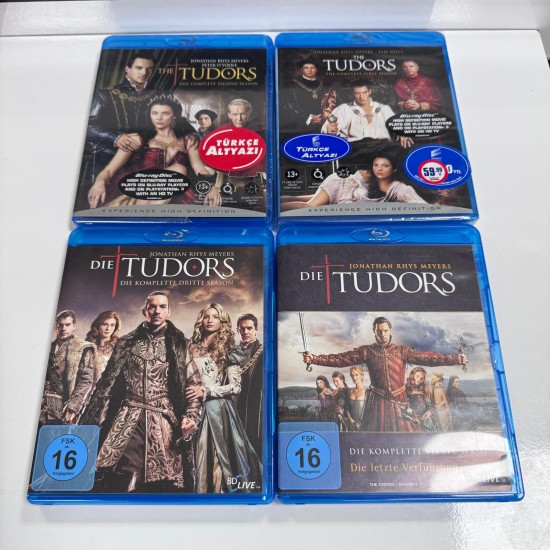 THE TUDORS - TUM SEZONLAR BLU RAY SET THE TUDORS - TUM SEZONLAR BLU RAY SET