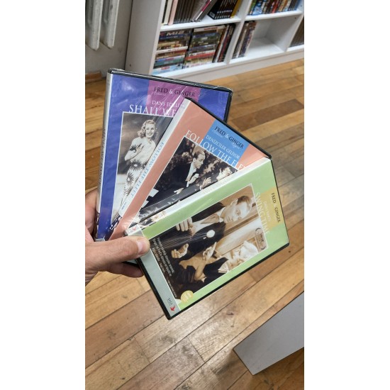FRED & GINGER 3 FİLM DVD SET - ( DANS EDELİM Mİ ? / DANS VAKTİ / DENİZCİLER GELİYOR )