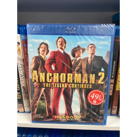 ANCHORMAN 2 - THE LEGEND CONTINUES BLU RAY ANCHORMAN 2 - THE LEGEND CONTINUES BLU RAY