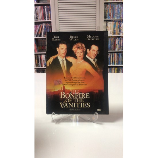 THE BONFIRE OF THE VANITIES DVD SNAPCASE