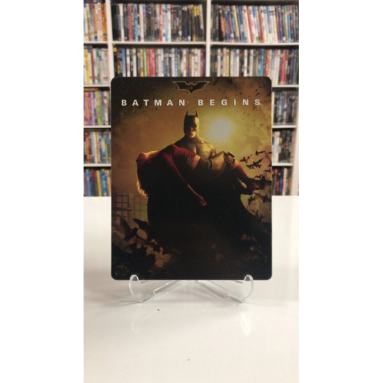 BATMAN BEGINS STEELBOOK BLU RAY