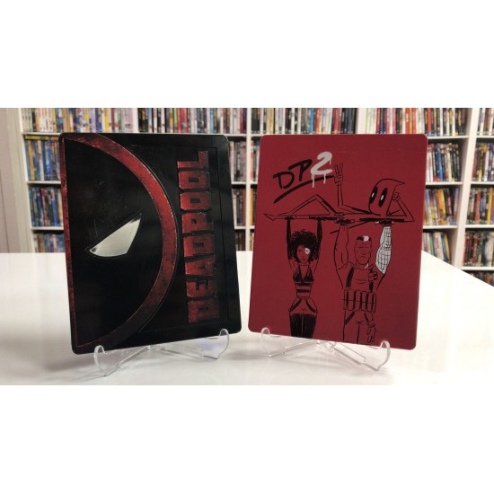 DEADPOOL - DEADPOOL 2 STEELBOOK BLU RAY SET