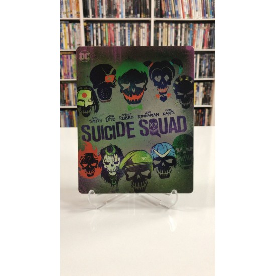 SUICIDE SQUAD - GERÇEK KÖTÜLER 3D2D STEELBOOK BLU RAY