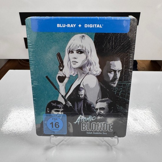 ATOMIC BLONDE - SARISIN BOMBA STEELBOOK BLU RAY