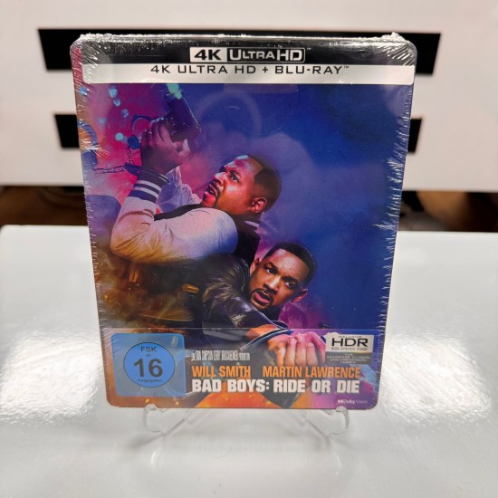 BAD BOYS : RIDE OR DIE STEELBOOK 4K UHD + BLU RAY