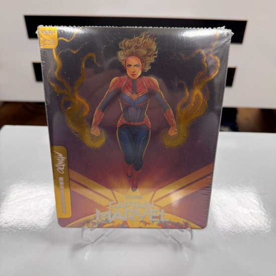 CAPTAIN MARVEL - KAPTAN MARVEL  STEELBOOK 4K UHD + BLU RAY ( MONDO )