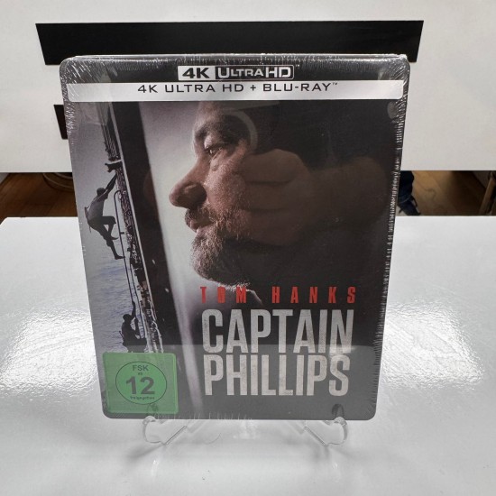 CAPTAIN PHILIPS STEELBOOK 4K UHD + BLU RAY