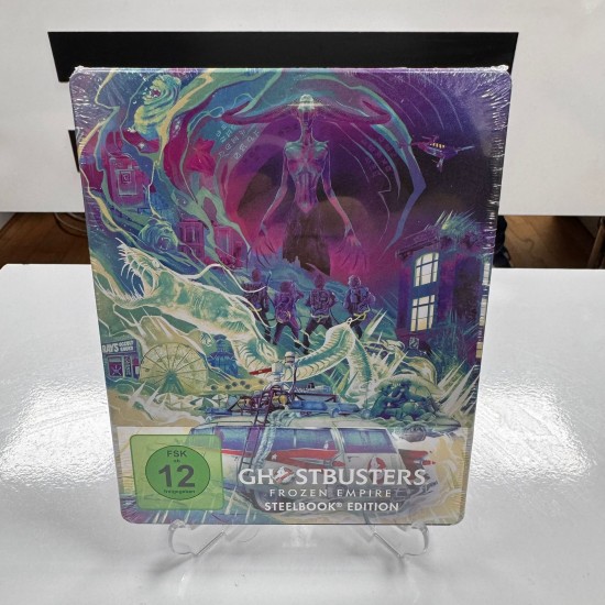 GHOSTBUSTERS : FROZEN EMPIRE STEELBOOK 4K UHD + BLU RAY