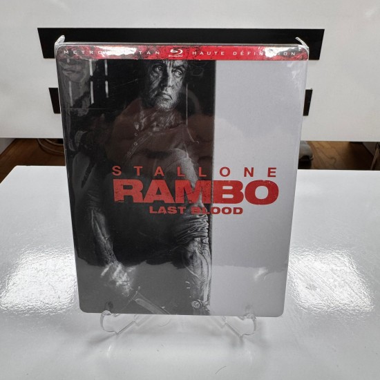 RAMBO : LAST BLOOD STEELBOOK BLU RAY