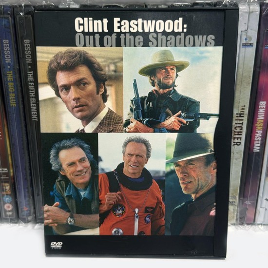 CLINT EASTWOOD : OUT OF THE SHADOWS DVD SNAPCASE CLINT EASTWOOD : OUT OF THE SHADOWS DVD SNAPCASE