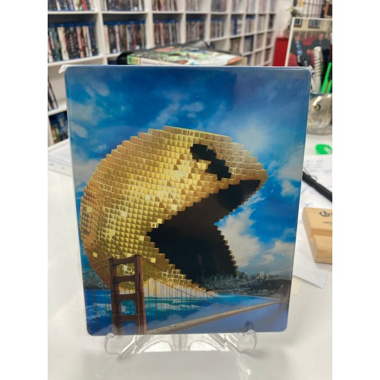 PIXELS STEELBOOK BLU RAY ( 3D2D 2 DISK ) PIXELS STEELBOOK BLU RAY ( 3D2D 2 DISK )