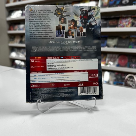 ANT MAN 3D2D STEELBOOK BLU RAY