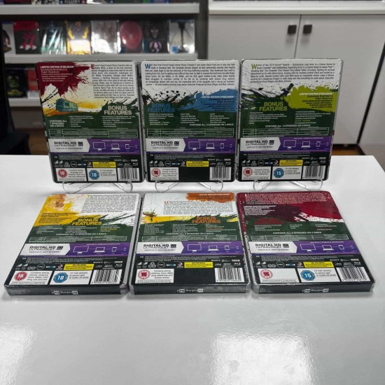 BREAKING BAD : THE COMPLETE SERIES - TUM SEZONLAR STEELBOOK BLU RAY SET ( ZAVVI SINIRLI SURUM ) BREAKING BAD : THE COMPLETE SERIES - TUM SEZONLAR STEELBOOK BLU RAY SET ( ZAVVI SINIRLI SURUM )