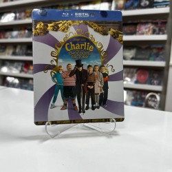 CHARLIE AND THE CHOCOLATE FACTORY - CARLI'NIN CIKOLATA FABRIKASI STEELBOOK BLU RAY