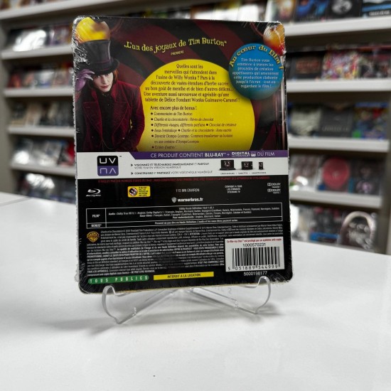 CHARLIE AND THE CHOCOLATE FACTORY - CARLI'NIN CIKOLATA FABRIKASI STEELBOOK BLU RAY