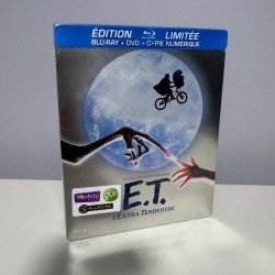 E.T. : EXTRA TERRESTRIAL STEELBOOK BLU RAY + DVD