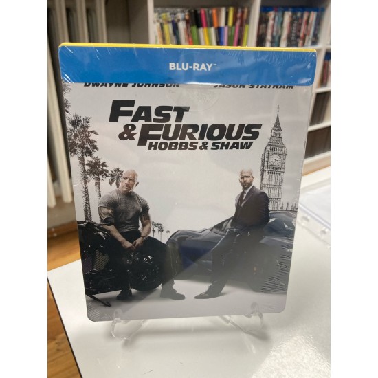 FAST & FURIOUS : HOBBS & SHAW STEELBOOK BLU RAY FAST & FURIOUS : HOBBS & SHAW STEELBOOK BLU RAY