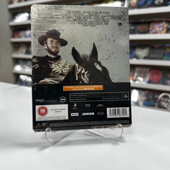 THE GOOD, THE BAD AND THE UGLY - IYI, KOTU VE CIRKIN STEELBOOK BLU RAY