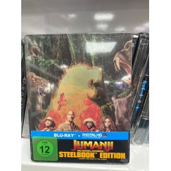 JUMANJI : WELCOME THE JUNGLE STEELBOOK BLU RAY