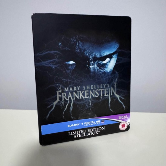 MARY SHELLEY'S FRANKENSTEIN STEELBOOK BLU RAY MARY SHELLEY'S FRANKENSTEIN STEELBOOK BLU RAY