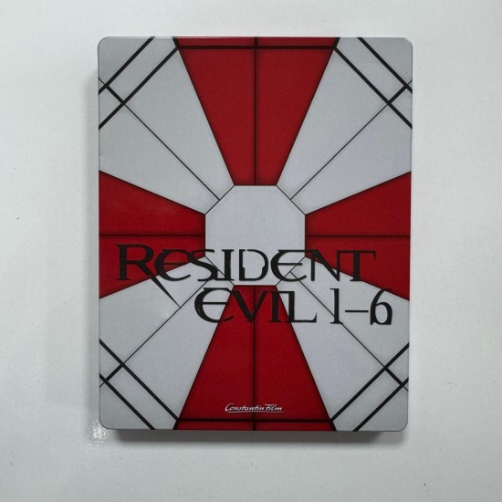 RESIDENT EVIL 1 - 6 / OLUMCUL DENEY 1 - 6 STEELBOOK BLU RAY ( 6 DISK )