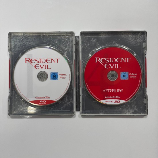 RESIDENT EVIL 1 - 6 / OLUMCUL DENEY 1 - 6 STEELBOOK BLU RAY ( 6 DISK )