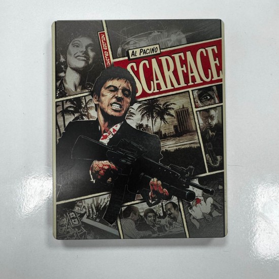 SCARFACE - YARALI YUZ STEELBOOK BLU RAY SCARFACE - YARALI YUZ STEELBOOK BLU RAY