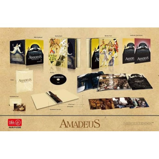AMADEUS HDZETA SILVER LABEL LIMITED NUMBERED EDITION FULLSLIP STEELBOOK BLU RAY