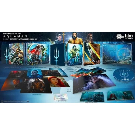 AQUAMAN FILMARENA LIMITED EDITION FULLSLIP STEELBOOK BLU RAY