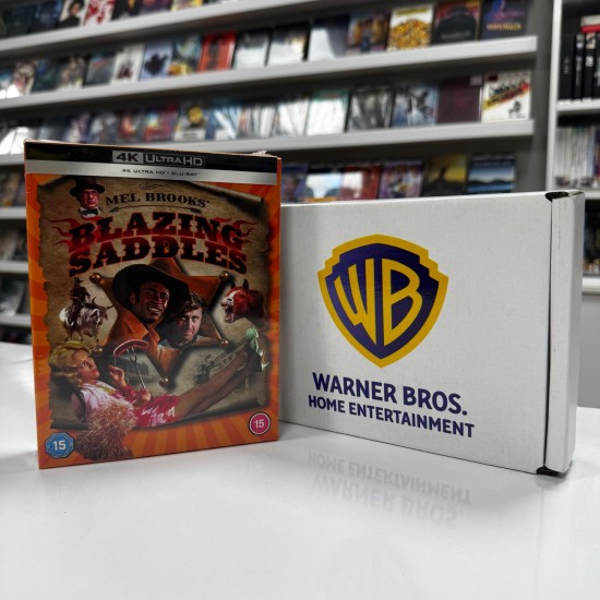 BLAZING SADDLES - GUMUS EGERLER COLLECTOR'S EDITION FULLSLIP STEELBOOK 4K UHD + BLU RAY BLAZING SADDLES - GUMUS EGERLER COLLECTOR'S EDITION FULLSLIP STEELBOOK 4K UHD + BLU RAY
