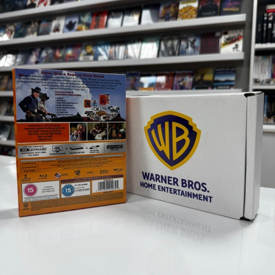 BLAZING SADDLES - GUMUS EGERLER COLLECTOR'S EDITION FULLSLIP STEELBOOK 4K UHD + BLU RAY BLAZING SADDLES - GUMUS EGERLER COLLECTOR'S EDITION FULLSLIP STEELBOOK 4K UHD + BLU RAY