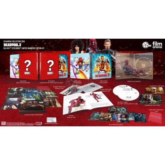 DEADPOOL - DEADPOOL 2 ( 2 FILM SET ) FILMARENA LIMITED EDITION FULLSLIP STEELBOOK BLU RAY DEADPOOL - DEADPOOL 2 ( 2 FILM SET ) FILMARENA LIMITED EDITION FULLSLIP STEELBOOK BLU RAY