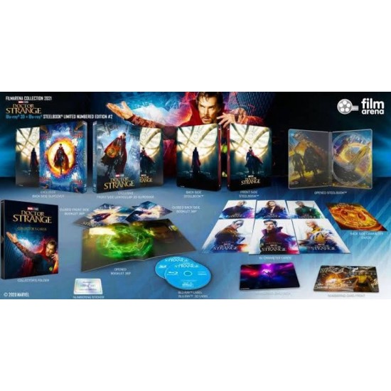 DOCTOR STRANGE FILMARENA LIMITED EDITION FULLSLIP 3D2D STEELBOOK BLU RAY DOCTOR STRANGE FILMARENA LIMITED EDITION FULLSLIP 3D2D STEELBOOK BLU RAY