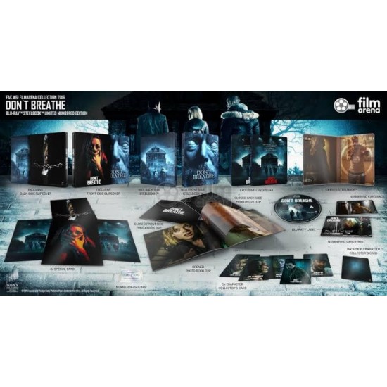 DON'T BRAEATHE FILMARENA LIMITED EDITION FULLSLIP STEELBOOK BLU RAY DON'T BRAEATHE FILMARENA LIMITED EDITION FULLSLIP STEELBOOK BLU RAY