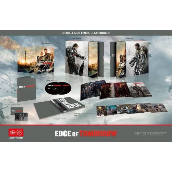 EDGE OF TOMORROW - YARININ SINIRINDA HDZETA GOLD LABEL LENTICULAR EDITION LIMITED FULLSLIP 3D2D STEELBOOK BLU RAY EDGE OF TOMORROW - YARININ SINIRINDA HDZETA GOLD LABEL LENTICULAR EDITION LIMITED FULLSLIP 3D2D STEELBOOK BLU RAY