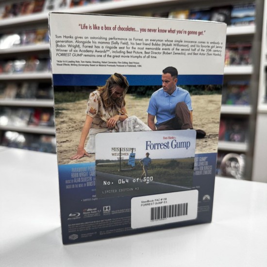 FORREST GUMP FILMARENA XL LIMITED EDITION FULLSLIP STEELBOOK BLU RAY 