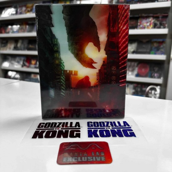 GODZILLA VS KONG MANTALAB EXCLUSIVE LIMITED EDITION FULLSLIP STEELBOOK 4K UHD + BLU RAY
