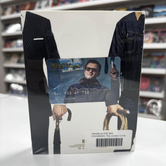 KINGSMAN : THE GOLDEN CIRCLE FILMARENA LIMITED EDITION FULLSLIP STEELBOOK BLU RAY