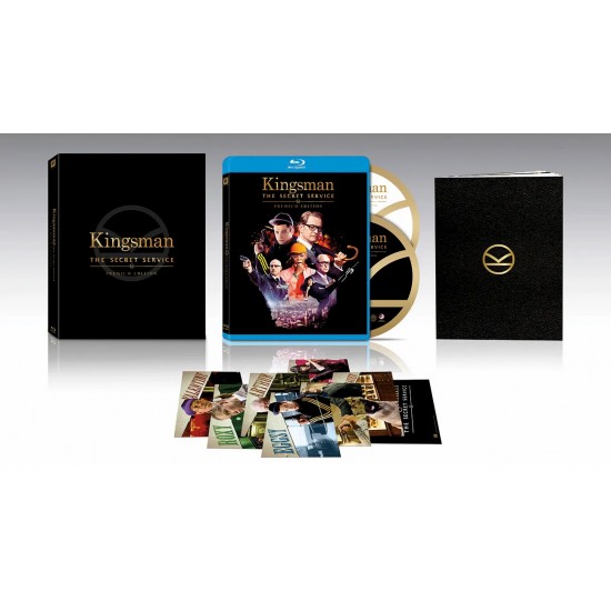 KINGSMAN : THE GOLDEN CIRCLE + KINGSMAN : THE SECRET SERVICE LIMITED EDITION FULLSLIP BLU RAY 2 FILM SET