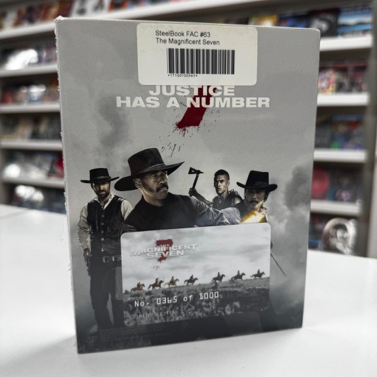 THE MAGNIFICENT SEVEN FILMARENA LIMITED EDITION FULLSLIP STEELBOOK BLU RAY THE MAGNIFICENT SEVEN FILMARENA LIMITED EDITION FULLSLIP STEELBOOK BLU RAY