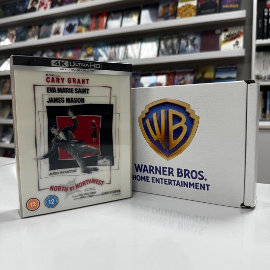 NORTH BY NORTHWEST - GIZLI TESKILAT COLLECTOR'S EDITION FULLSLIP STEELBOOK 4K UHD + BLU RAY