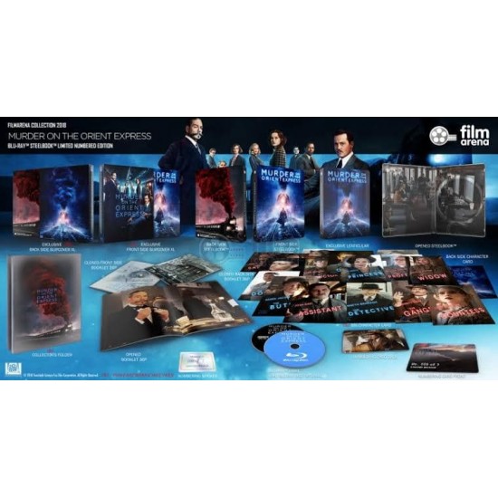 MURDER ON THE ORIENT EXPRESS FILMARENA XL LIMITED EDITION FULLSLIP STEELBOOK BLU RAY
