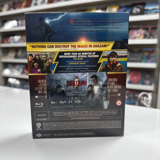 SHAZAM FILMARENA LIMITED EDITION FULLSLIP STEELBOOK BLU RAY