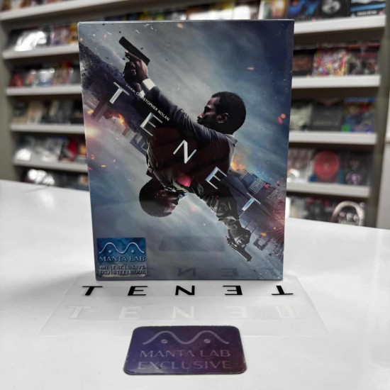 TENET MANTALAB EXCLUSIVE LIMITED EDITION FULLSLIP STEELBOOK 4K UHD + BLU RAY